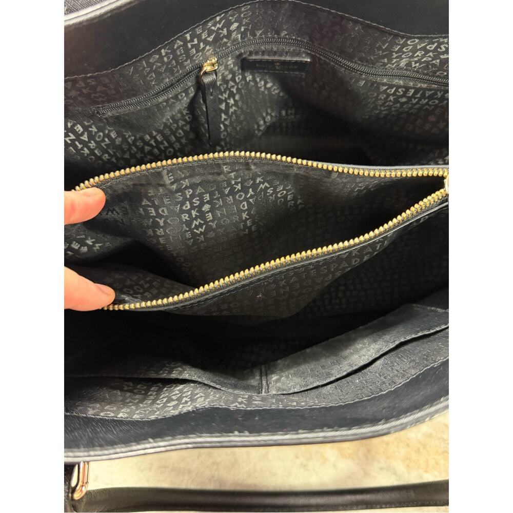 Kate Spade Cove Street Tote Black Leather Large Bag - Picture 11 of 11